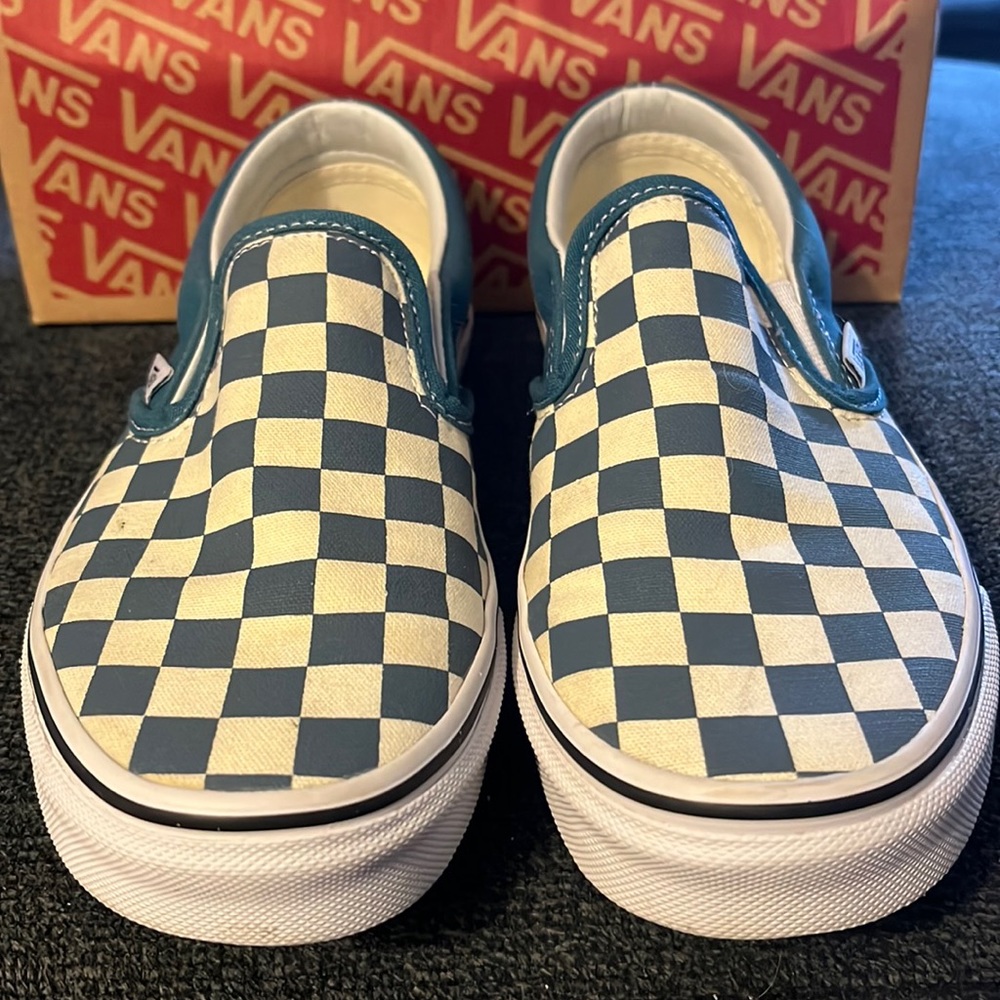 Vans checkerboard slip on